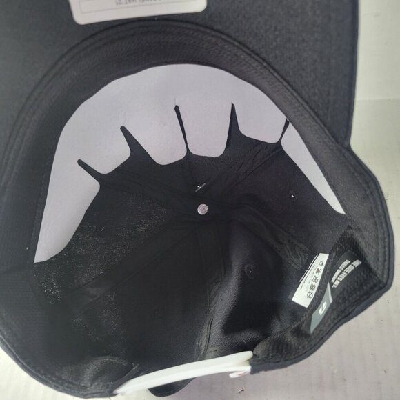 TaylorMade Black Classic Lightweight Adjustable Performance Golf Hat One Size - Picture 4 of 5